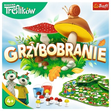 GRA GRZYBOBRANIE RODZINA TREFIKÓW TREFL GRZYBKI