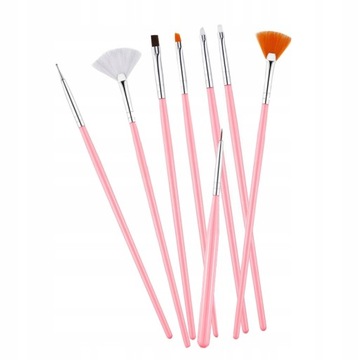 НАБОР КИСТЕЙ ДЛЯ УКРАШЕНИЯ НОГТЕЙ 15 шт. ЩЕТКА