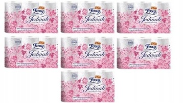 FOXY PAPIER JEDWAB RÓŻOWY 8 ROLEK