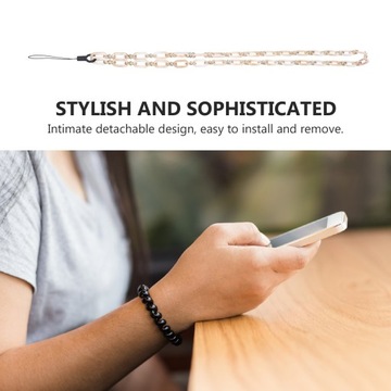 Pasek na nadgarstek Smycz Odpinany koralik Telefon