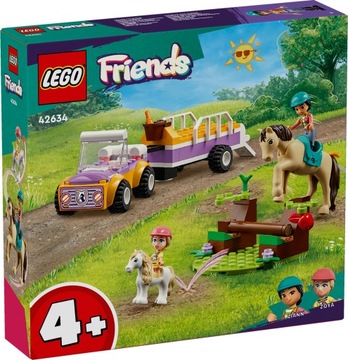LEGO FRIENDS 42634 ПРИЦЕП ДЛЯ ЛОШАДЕЙ И ПОНИ