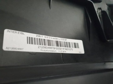 MERCEDES TŘÍDA E W212 S212 14R FACELIFT DESKA ROZDĚLOVAČE KONZOLA