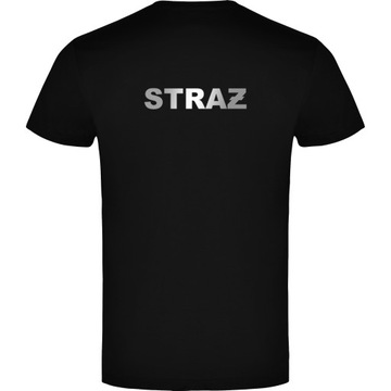 Koszulka strażacka straż pożarna OSP PSP MDP t-shirt bawełniany odblaskowy
