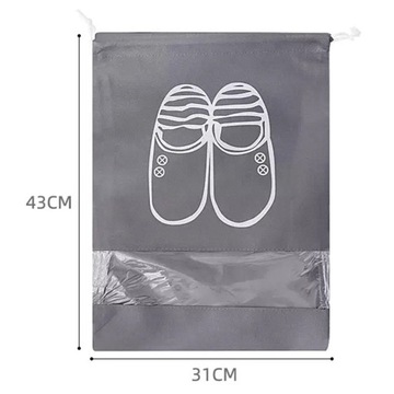 Nylon Waterproof Drawstring Storage Pouch Multi-functional Bag Durable