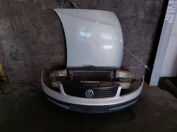 KOMPLETNY PRZÓD VW PASSAT B5 LB7Z MASKA ZDERZAK PAS PRZÓD LAMPY
