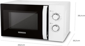 KUCHENKA MIKROFALOWA MIKROFALÓWKA WOLNOSTOJĄCA 20L TIMER 800W GRILL 9poz