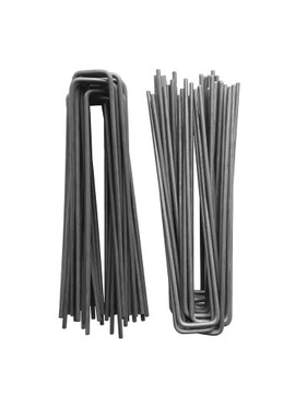 SZPILKI KOTWY KOŁKI DO AGROWŁÓKNINY AGROTKANINY AGROWŁÓKNINA 15cm 100SZT
