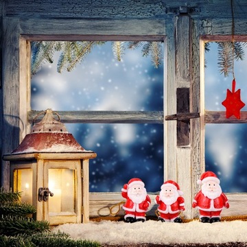 12 * МИНИ-ФИГУРКА САНТА, МИЛЫЕ РОЖДЕСТВЕНСКИЕ ПОДАРКИ