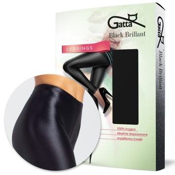 Legginsy Gatta Black Brillant r. 4XL