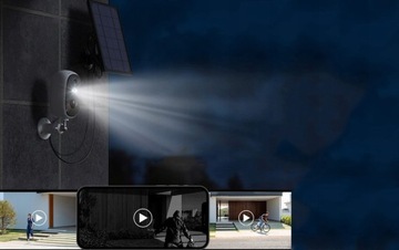 СОЛНЕЧНАЯ НАРУЖНАЯ КАМЕРА БЕСПРОВОДНАЯ 2K 64 ГБ SD
