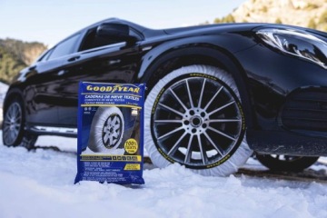 2шт GOODYEAR ТЕКСТИЛЬНЫЕ ЦЕПИ ДЛЯ СНЕЖЕНИЯ БЕЛЫЕ НОСКИ ДЛЯ ШИН XL КОМПЛЕКТ