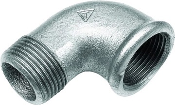 KOLANO ŻELIWNE NYPLOWE OCYNKOWANE 3/4 WZ OCYNK SOLIDNE WYSOKA JAKOŚĆ