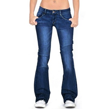 Vintage Washed Jeans Women High Street Denim Pants