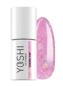 Yoshi Lakier Hybrydowy UV LED Cherry Pop 6 ml - 721