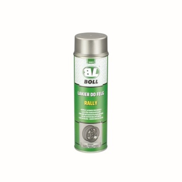 BOLL LAKIER AKRYLOWY 500ML W AEROZOLU SREBRNY DO FELG SAMOCHODOWYCH / BOLL