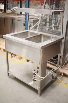 Нагревательная баня, 2 камеры, 2 x GN 1/1 с УДЛИНЕНИЕМ