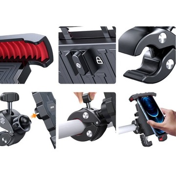 Металлический держатель для велосипедного смартфона на руле