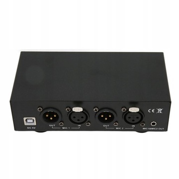 ZASILACZ PHANTOM 48V ZASILANIE DO MIKROFONÓW XLR