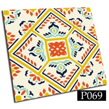 Samoprzylepne kafelki PCV 25cm Mandela Wzór