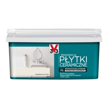 Farba renowacyjna V33 Płytki Ścienne bawełna satyn
