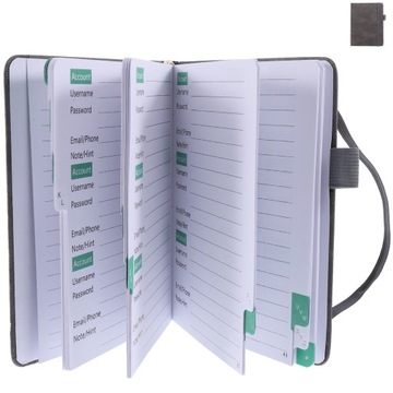 Organizer na telefon Portfel na notes w twardej oprawie