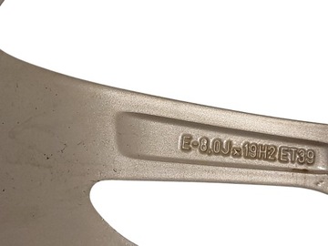 4× DISK HLINÍK AUDI OE 8R 8.0" X 19" 5X112