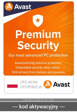 Avast Premium Security 1 ПК/1 год