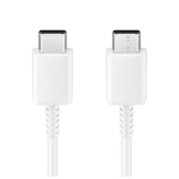 Oryginalny Kabel Samsung EP-DA705BW USB-C-C biały