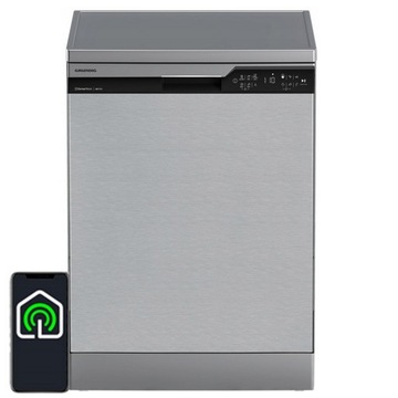 Посудомоечная машина Grundig GNFP4621XB WiFi, 16 комплектов. 9,5 л 1/2 загрузки 3 корзины A+++ Серебристый