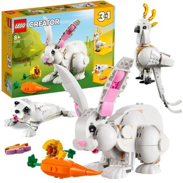 Klocki Lego Królik Papuga Foka Zajączek Wielkanoc
