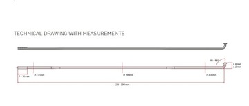 Спицы DT Swiss Competition 2/1,8 244 мм B /C30/