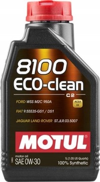 1L OLEJ MOTUL 0w30 8100 Eco-clean Acea C2 Api SN