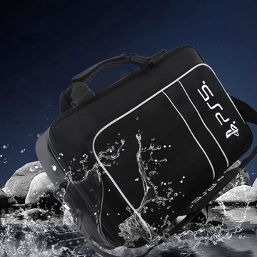 ЖЕСТКАЯ ДОРОЖНАЯ СУМКА ДЛЯ КОНСОЛЕЙ PS5 ПОДУШКИ С НАПЛЕЧНЫМ РЕМНЕМ И РУЧКОЙ