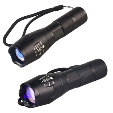 Охотничий фонарик UV ZOOM для отслеживания следов крови