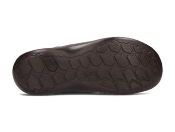Мужские кожаные шлепанцы Коричневые сандалии из натуральной кожи 01G Размер 42