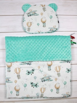 Одеяло и подушка Мишка НикаТими 75х100 минки