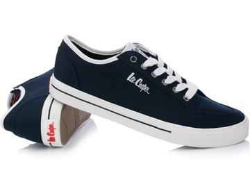 LEE COOPER MĘSKIE TRAMPKI NISKIE GRANATOWE r. 44