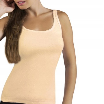 Koszulka damska bawełna NETi PZE-32 beżowa