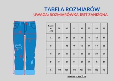 Jeansy męskie slim fit spodnie jeansowe dżinsy -33 Jeansy męskie slim fit s