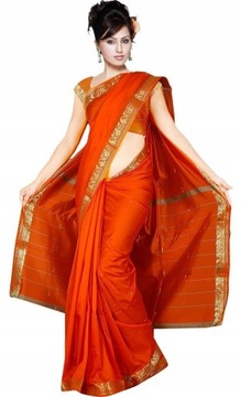 Indyjskie SARI orientalne Hinduska Bollywood saree karnawał Indie