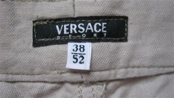 Spodnie męskie proste super Versace r. L stan b.dob