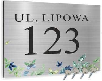 Tabliczka ADRESOWA ALUMINIOWA Tablica NUMER DOMU