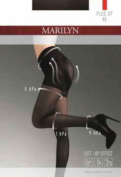 Rajstopy Wyszczuplające Modelujące Relaksujące Marilyn Plus Up 40 DEN 4-L