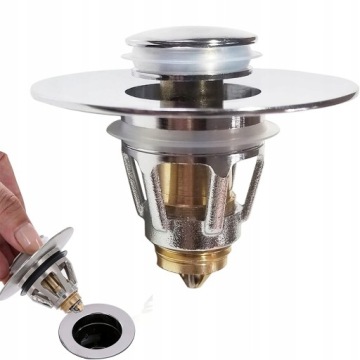 ЗАГЛУШКА ДЛЯ РАКОВИНЫ MEXEN CLICK-CLACK ЗОЛОТАЯ ЛАТУНЬ