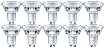 10x ŻARÓWKA LED 3,5W (35W) NW 4000K GU10 PHILIPS