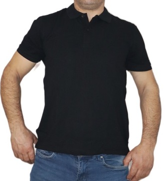 Hugo Boss Koszulka polo czarna , poloshirt logo classic roz. 3XL