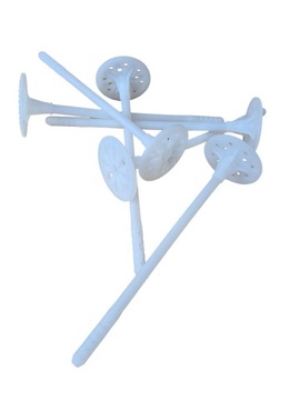 Соединители пенопластовые 10х160, пластиковый штифт