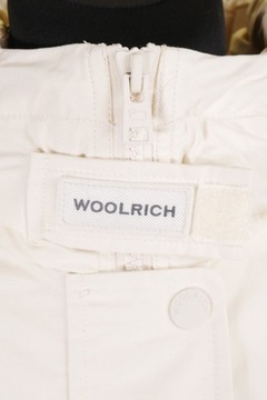 WOOLRICH Women's White Hooded Down Parka Jacket Long Sleeves Size S RRP €94