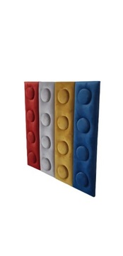 MIĘKKIE TAPICEROWANE PANELE LEGO, DZIECI 12,5x50