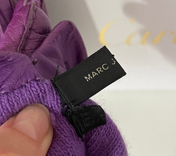 Skórzane skóra Marc Jacobs filetowe piękne rękawiczki wygodne urocze